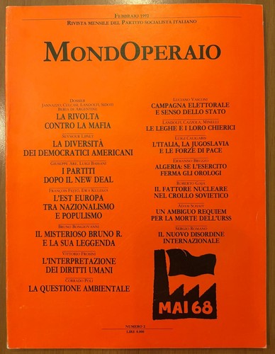 Mondoperaio rivista mensile - -,
