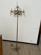 PIANTANA DECO' DEGLI ANNI 30/40 IN METALLO E GOCCE