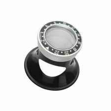 Monocolo Lente Ingrandimento per Orologiai 5X in Teflon - Nero