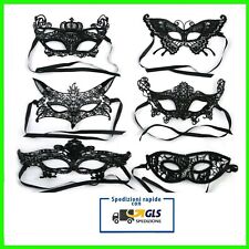 MASCHERA MASCHERINA IN PIZZO GOTICO DI CARNEVALE COSTUME SEXY PER GIOCHI EROTICI