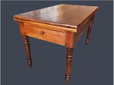 TAVOLO A PORTAFOGLIO IN NOCE INTEGRO LUIGI FILIPPO EPOCA XIX SECOLO RESTAURATO