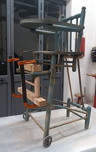 Seggiolone legno anni - legno,