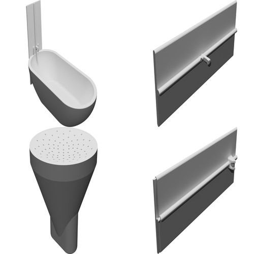 Set doccia vasca per - set, bambola
