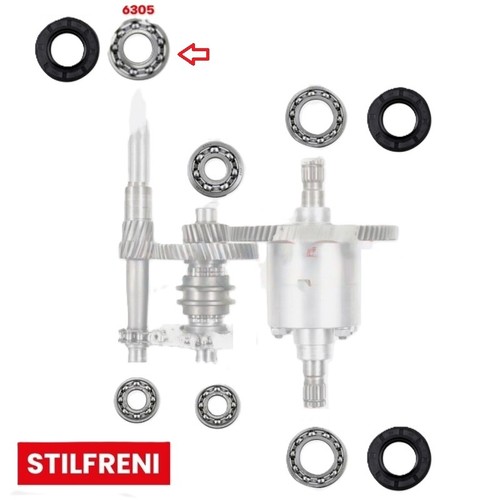 Kit cuscinetti paraoli per - cuscinetti,