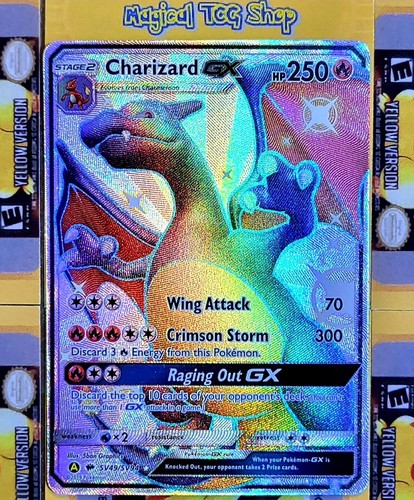 Pokemon charizard sun - gx, &