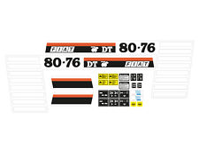 KIT ADESIVI TRATTORE FIAT 80-76 DT FRUTTETO COMPLETO DI SIMBOLI E AVVERTENZE