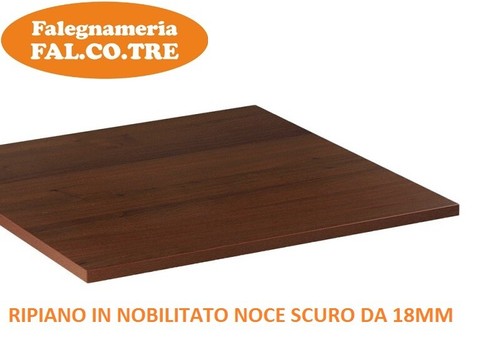 Ripiano nobilitato noce - in,