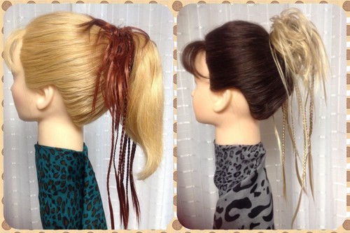 Scrunchie intrecciate mona - scrunchie,