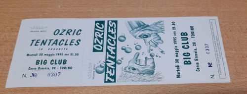 Ozric tentacles ticket - tentacles,