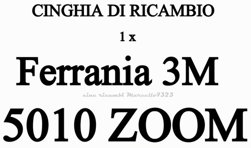 Cinghia ricambio motore - di,