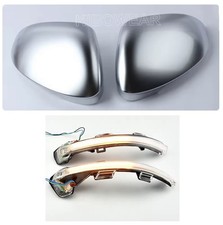 GOLF 8 SPECCHIETTI CALOTTE GRIGIO SATINATO ID3 ID4 Frecce Dinamiche Tappi Caps