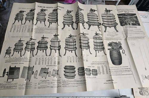 Brochure vintage lauro bros - brochure,