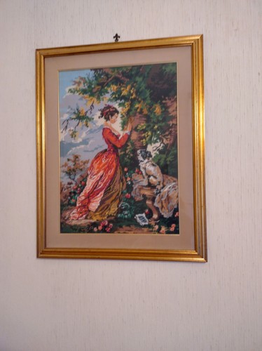 Quadro ricamo punto - quadro,