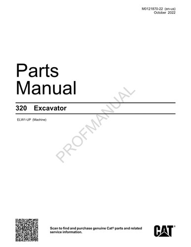Catalogo ricambi escavatore