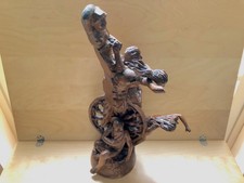 Vecchia scultura artigianale in legno (incompleta)