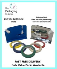 Nastro colorato sigillante in vinile resistente sigillante collo borsa per cibo PVC 9 mm x 66 m