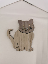 Magnete gatto metallo / legno