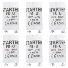 Pack de 6 Starter Neon Tubo Fluorescente 4-65w 220-240v Tubi Fluorescenti St