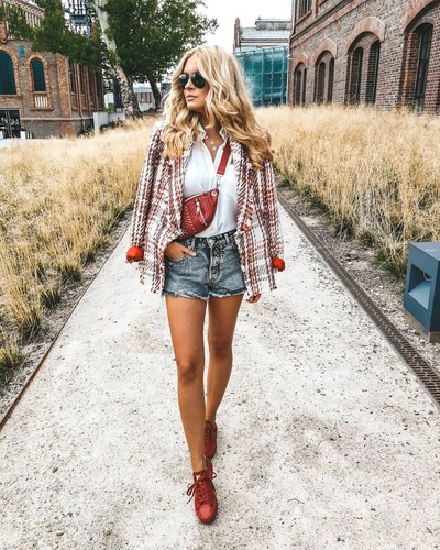 Zara tweed jacket with gem - tweed,