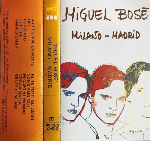 Miguel bose milano - -, madrid
