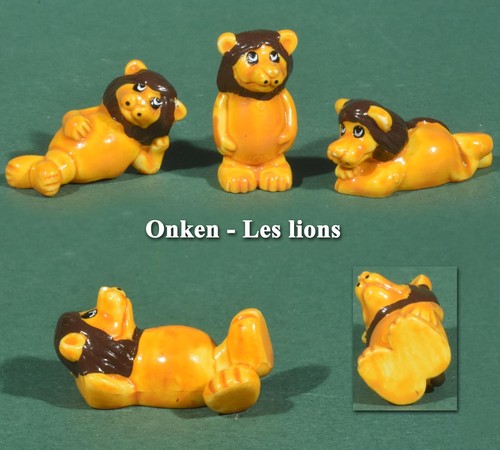 Onken lions peints sans - lions,