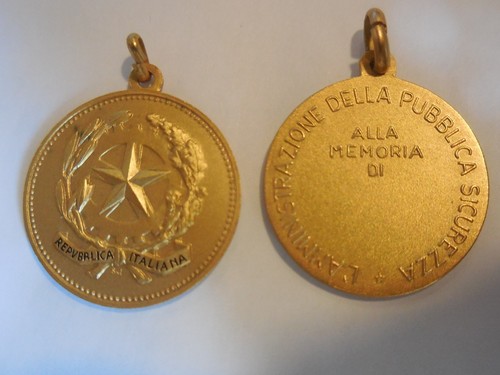 Medaglia alla memoria caduto - alla,
