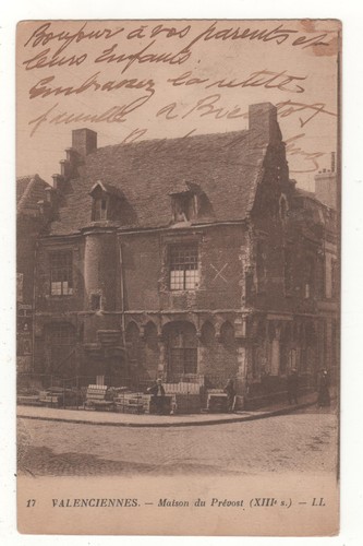 Cpa valenciennes maison - valenciennes,