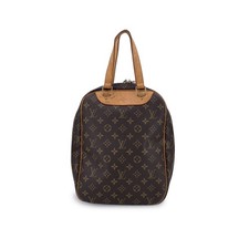 Autentica borsa da viaggio Louis Vuitton monogramma tela escursione custodia scarpe M41450