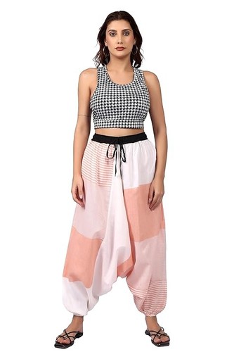 Pantaloni harem donna - , cotone