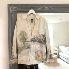 Zara uomo bottoni demin NELLE