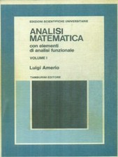 ANALISI MATEMATICA CON ELEMENTI DI ANALISI FUNZIONALE VOL. I PRIMA EDIZIONE