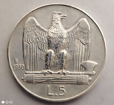 5 Lire Aquilotto 1930 Regno