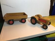 DEJOU JOUJOULAC TRACTEUR AGRICOLE ET RMORQUE  JOUET DE PLANCHER