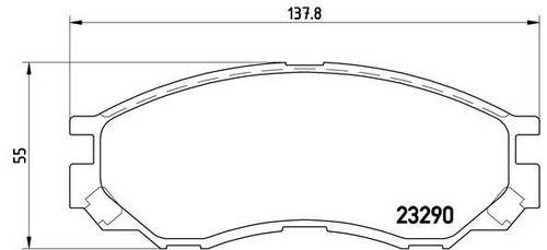 Brembo p54020 kit - kit, pastiglie