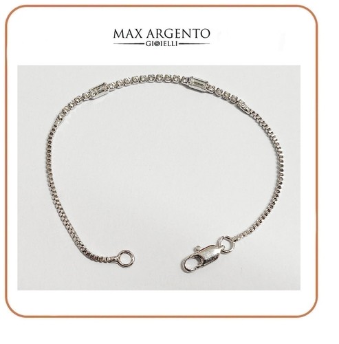 Bracciale modello tennis - bracciale,