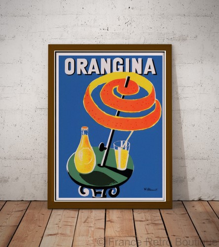 Poster orangina terrase - orangina,