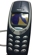 Nokia 3310 Blu 2G GSM 900/1800  funzionante ma display rotto