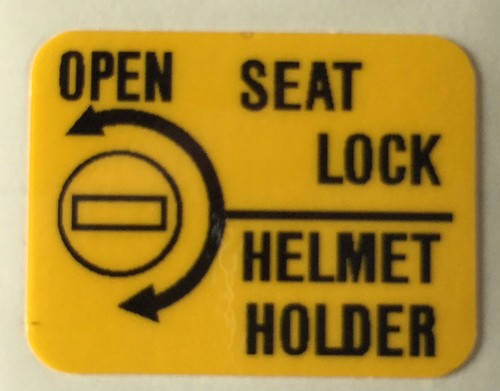 Honda ns400r blocco - ns400r, sedile