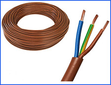 cavo filo elettrico tripolare 3x1 1.5 2.5 mm per esterno antifiamma  al metro 