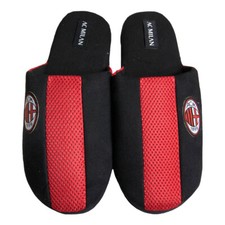PANTOFOLA MILAN BIMBO RAGAZZO ADULTO PRODOTTO UFFICIALE CALCIO
