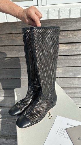 Stivali ginocchio santoni - stivali, al