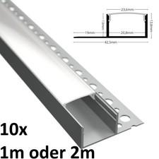 10x Profilo Incasso Incasso