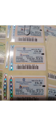 Marche bollo lotto 60 - da,