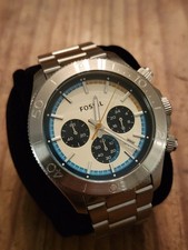 Orologio Cronografo Fossil Retro Traveler Ch2916, Ottime Condizioni Funzionante!