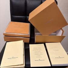Girard-Perregaux cassa orologio in legno libretto scatola interna esterna originale, set completo
