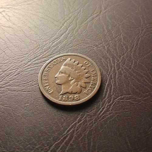 1898 indian head cent - indian,