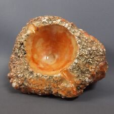 Posacenere Pietra Naturale Scolpita Portacenere Artigianale Vintage Anni ‘60