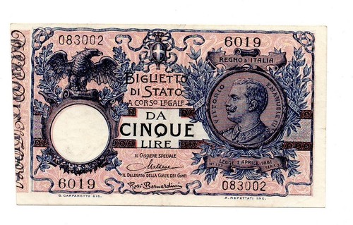 Rarissima cinque lire - rarissima, 5