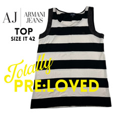 Armani Jeans donna top senza