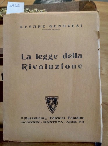 Legge della rivoluzione - la,